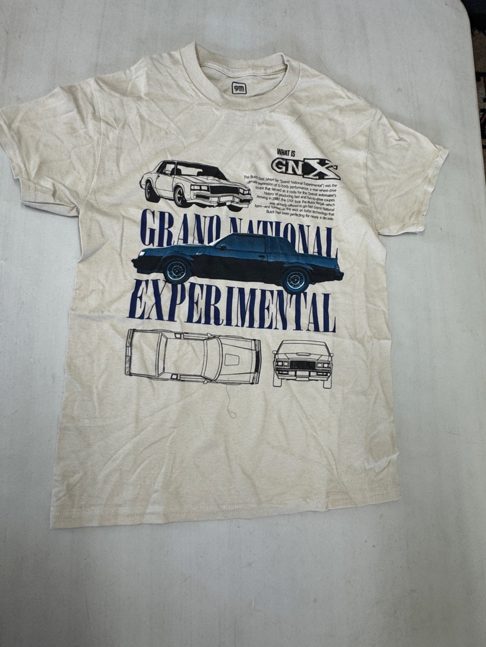 Grand National Men’s small nwot. Tan T-shirt